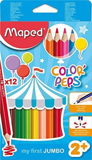 Picture of MAPED PENCIL COLOURS JUMBO X12